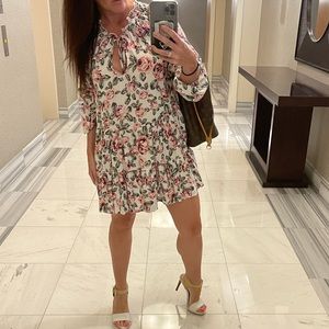 Show me your mumu floral tunic dress